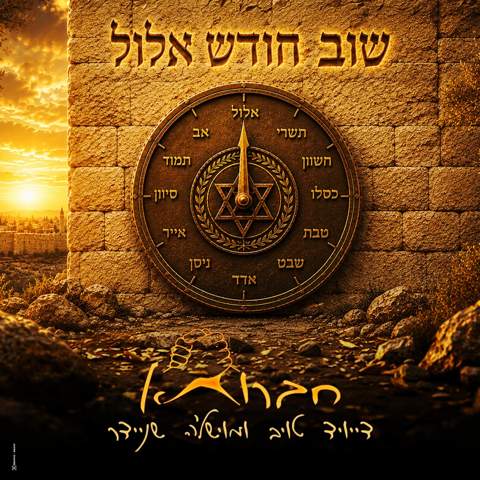 עטיפת האלבום של דייויד טויב & מוישל'ה שניידר - שוב חודש אלול