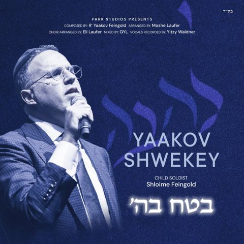 עטיפת האלבום של יעקב שוואקי - בטח בה'