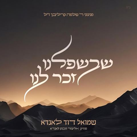 עטיפת האלבום של שמואל דוד לאנדא - שבשפלנו זכר לנו