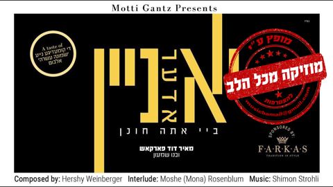 עטיפת האלבום של 06 מאיר דוד פרקש ובנו בסינגל חדש יא אדער ניין ביי אתה חונן
