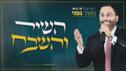 עטיפת האלבום של מאיר גפני - השיר והשבח