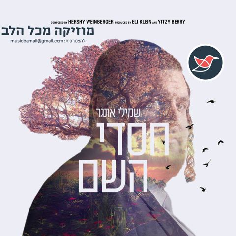 עטיפת האלבום של שמילי אונגר בסינגל חדש ''חסדי השם'' לרגל 3 שנים לתאומים