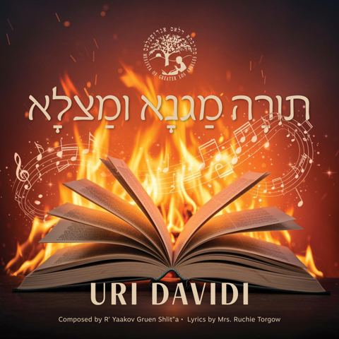 עטיפת האלבום של אורי דוידי - תורה מגנא ומצלא