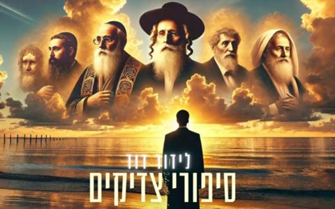 עטיפת האלבום של סיפורי צדיקים קאבר