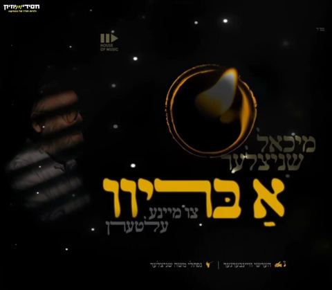 עטיפת האלבום של - מיכאל שניצלר - א בריוו - חסידי אידיש