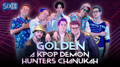 עטיפת האלבום של Six13 - Golden A KPop Demon Hunters Chanukah