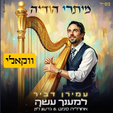 עטיפת האלבום של עמירן דביר, אהר'לע סאמעט, גדעון לוין - למענך עשה - ווקאלי