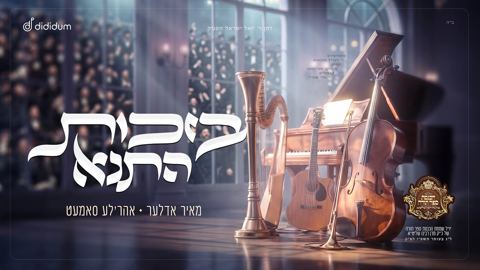 עטיפת האלבום של מאיר אדלר & אהר'לע סאמעט - בזכות התנא