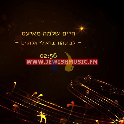 עטיפת האלבום של חיים שלמה מאייעס - לב טהור ברא לי