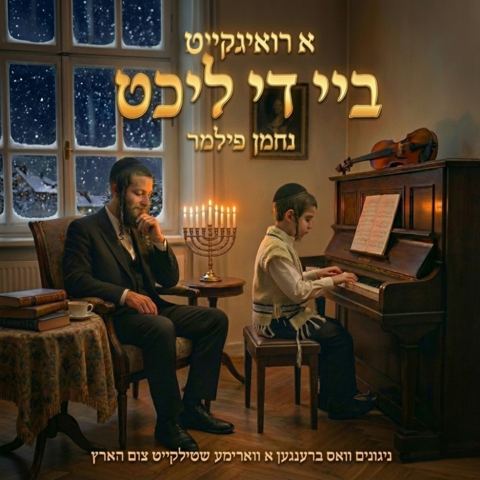 עטיפת האלבום של נחמן פילמר - ביי די חנוכה ליכט