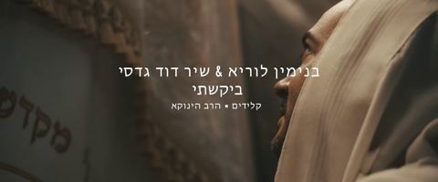 עטיפת האלבום של בנימין לוריא & שיר דוד גדסי - ביקשתי