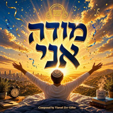 עטיפת האלבום של ישראל זאב גיפטר - מודה אני