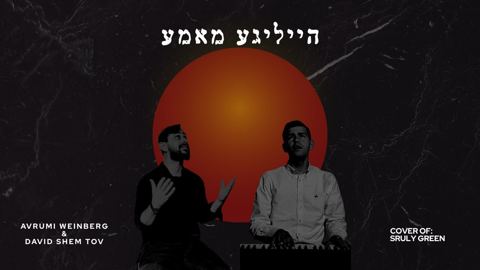 עטיפת האלבום של אברומי וינברג & דוד שם טוב - הייליגע מאמע