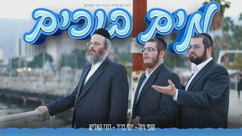 עטיפת האלבום של - דודי קאליש ומוטי ויזל ויוסי פריד - מים בוכים - חסידי אידיש