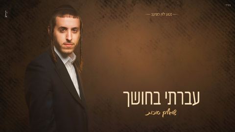 עטיפת האלבום של עברתי בחושך-שמוליק סוכות