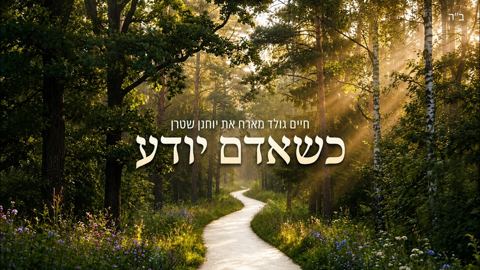 עטיפת האלבום של חיים גולד & יוחנן שטרן - כשאדם יודע