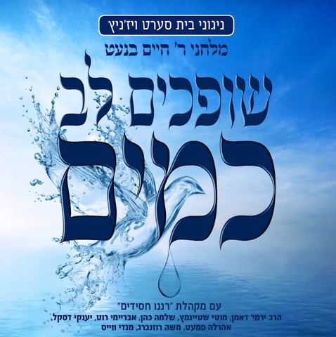 עטיפת האלבום של מוטי שטיינמץ - שופכים לב כמים