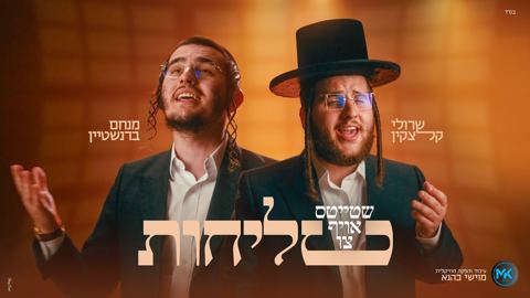 עטיפת האלבום של שרולי קלצקין & מנחם ברנשטיין - שטייטס אויף צו סליחות