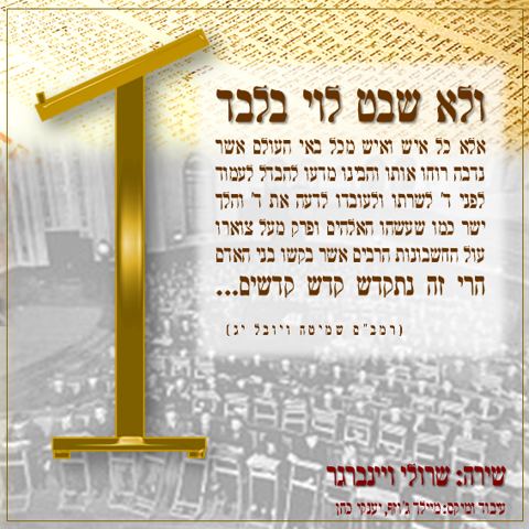 עטיפת האלבום של שרולי ויינברגר - ולא שבט לוי בלבד
