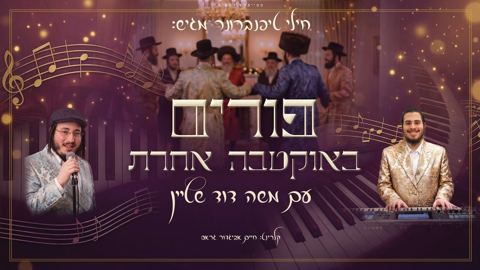 עטיפת האלבום של משה דוד שטיין - פורים באוקטבה אחרת
