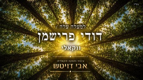 עטיפת האלבום של דודי פרישמן - למעלה עלה - ווקאלי