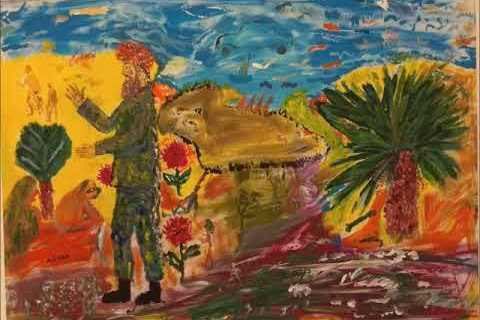 עטיפת האלבום של עדי רן - בקתת הרוחות